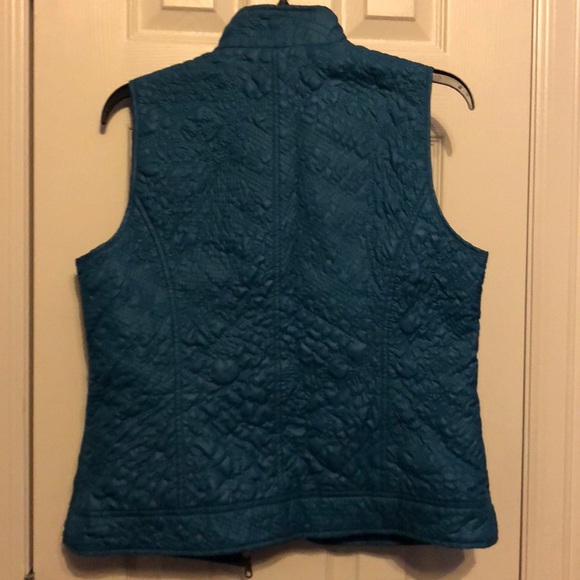 Chico’s Teal vest size 1 - Picture 2 of 5